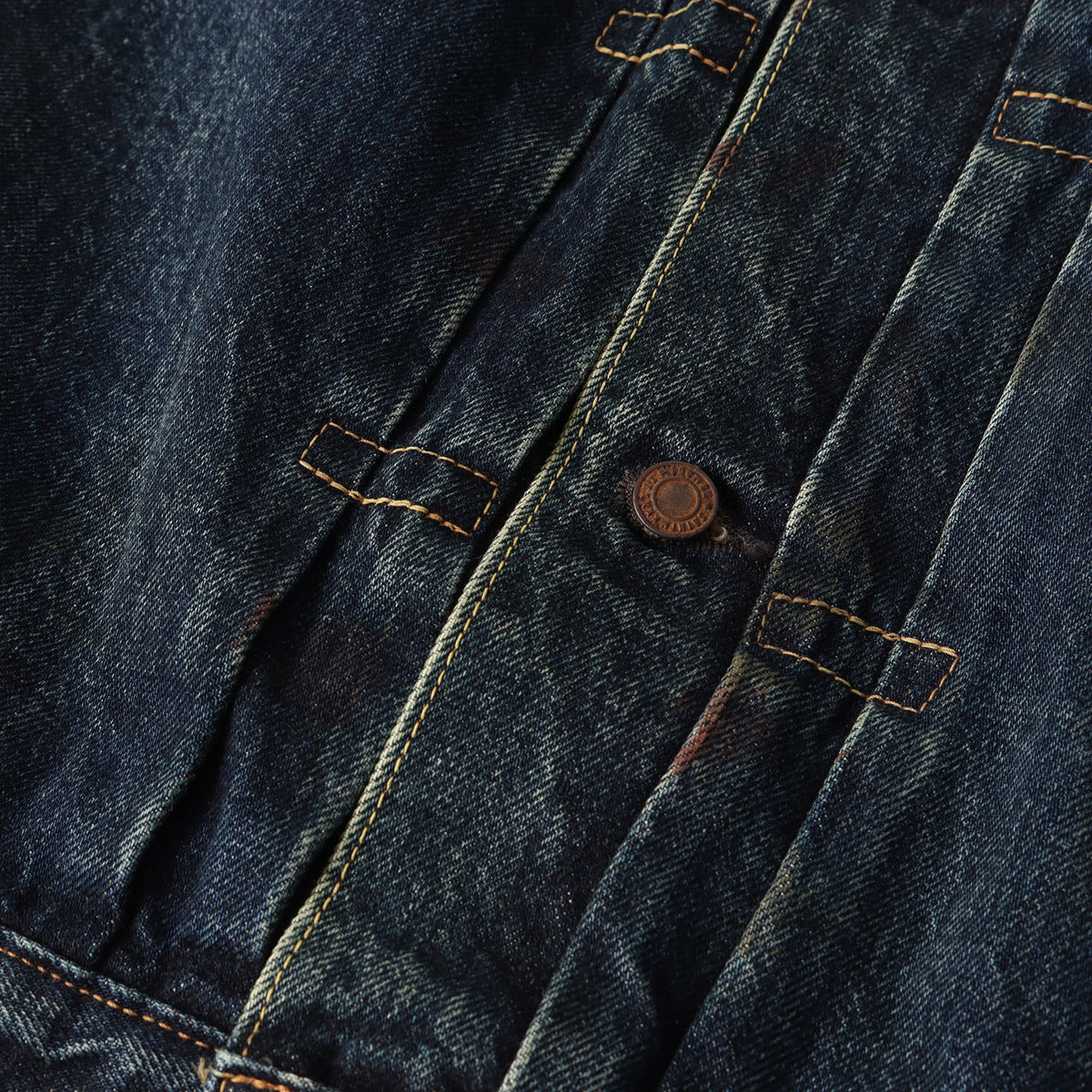 24SS ×BerBerJin 藤原裕 1stタイプ ヴィンテージ加工 デニムジャケット(DENIM JACKET/FIRST)