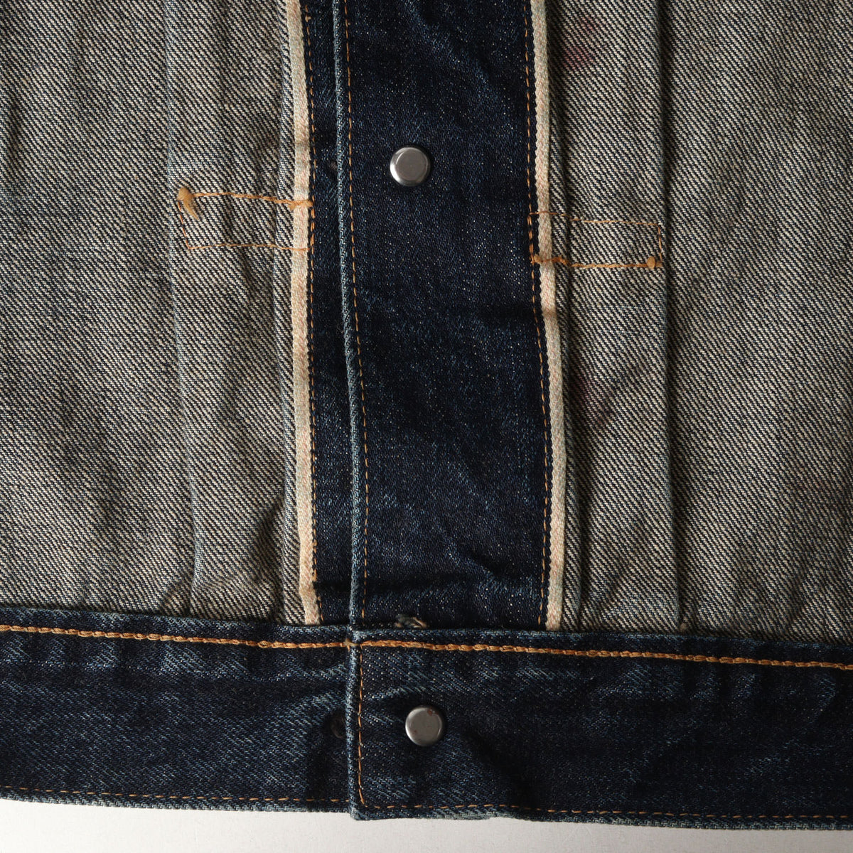 24SS ×BerBerJin 藤原裕 1stタイプ ヴィンテージ加工 デニムジャケット(DENIM JACKET/FIRST)