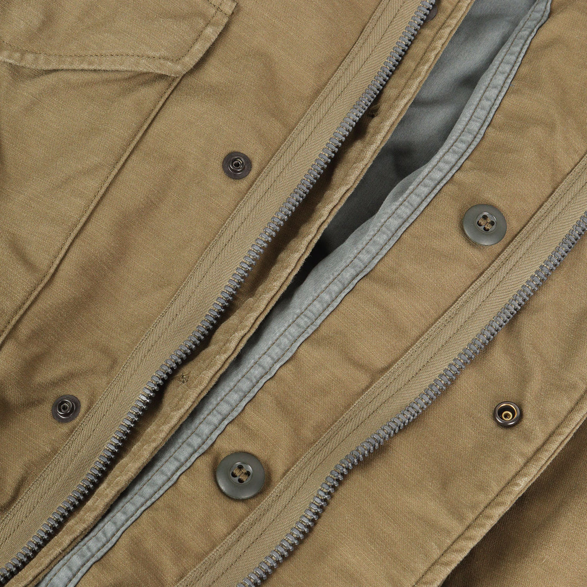 2nd アルミジッパー グレーライナー M-65 フィールドジャケット (Type M-65) BR11702