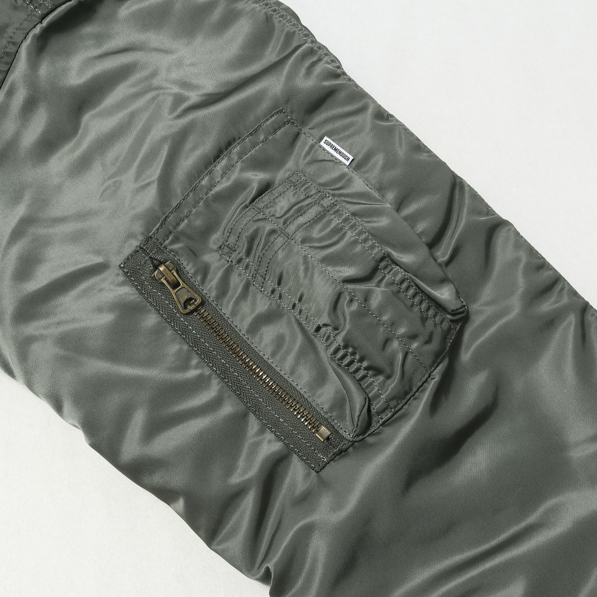 25SS ×GOODENOUGH ×ALPHA レオパード柄 リバーシブル MA-1ジャケット(Reversible MA-1)
