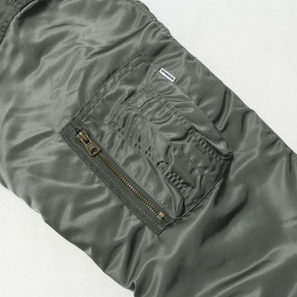 25SS ×GOODENOUGH ×ALPHA レオパード柄 リバーシブル MA-1ジャケット(Reversible MA-1)