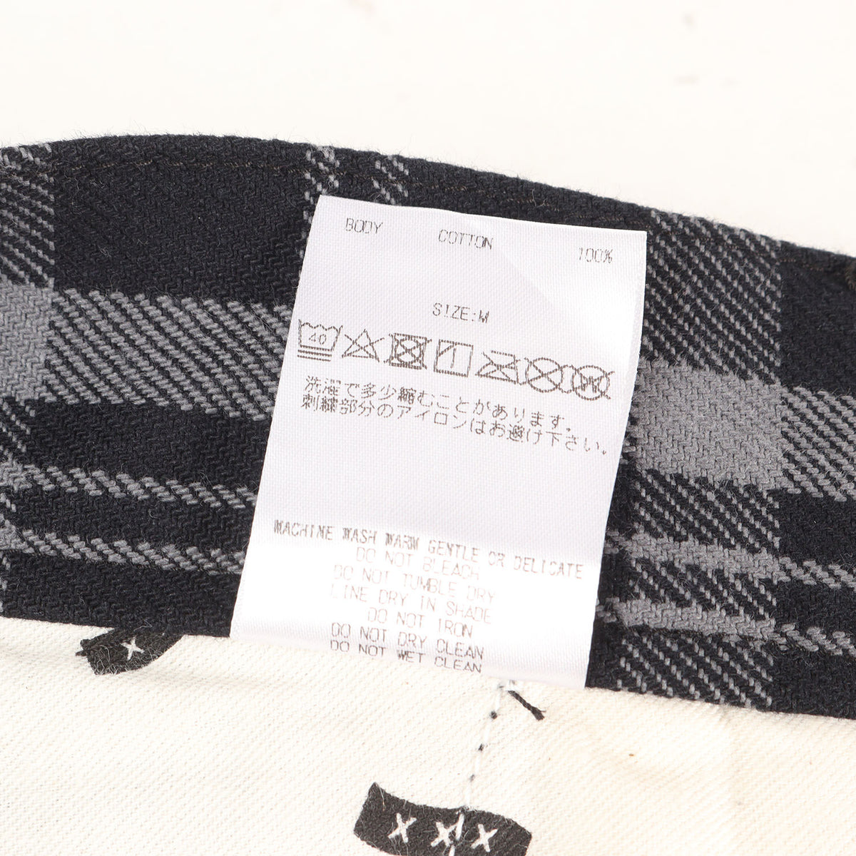 22SS チェック チノパンツ(CHINO PANTS CHECK)