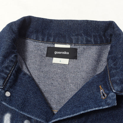 23SS Cell Division 落書きグラフィック 3rdタイプ デニムジャケット(Jesus Denim Jacket)