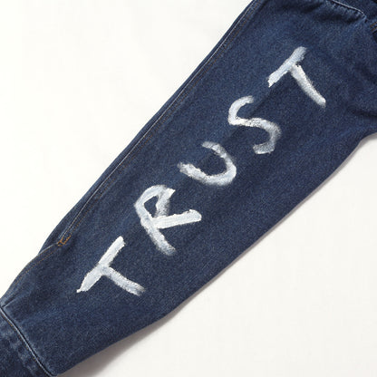 23SS Cell Division 落書きグラフィック 3rdタイプ デニムジャケット(Jesus Denim Jacket)