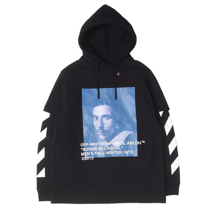 絵画グラフィック レイヤード スウェットパーカー(BERNINI LAYERED HOODIE)