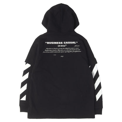 絵画グラフィック レイヤード スウェットパーカー(BERNINI LAYERED HOODIE)