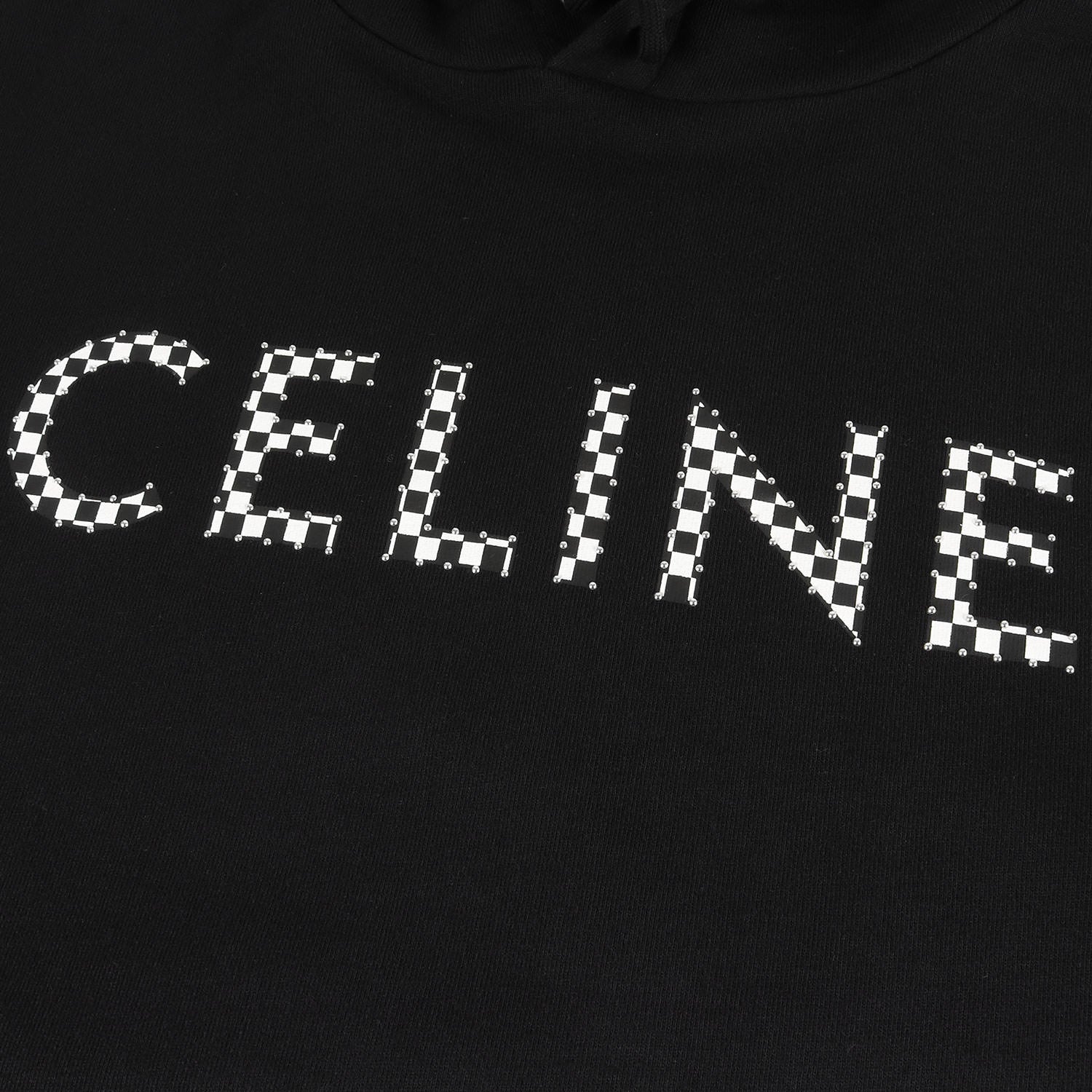 CELINE (セリーヌ) 近年モデル スタッズ チェッカー ロゴ スウェット  