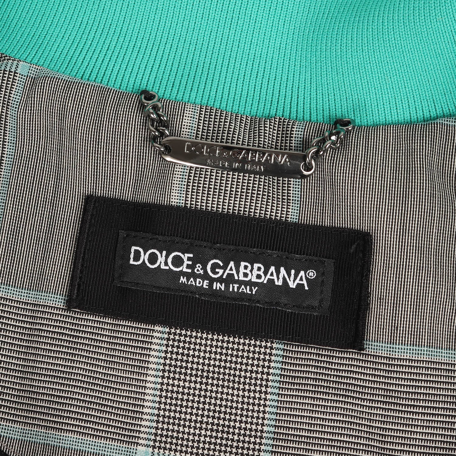 DOLCE&GABBANA (ドルチェ&ガッバーナ) 23SS ロゴプレート付き チェック ハイネック トラック ジャケット (G9ZR5T  GF581A) / ジャージ サイドライン – ブランド古着の通販・買取 | BEEGLE by Boo-Bee