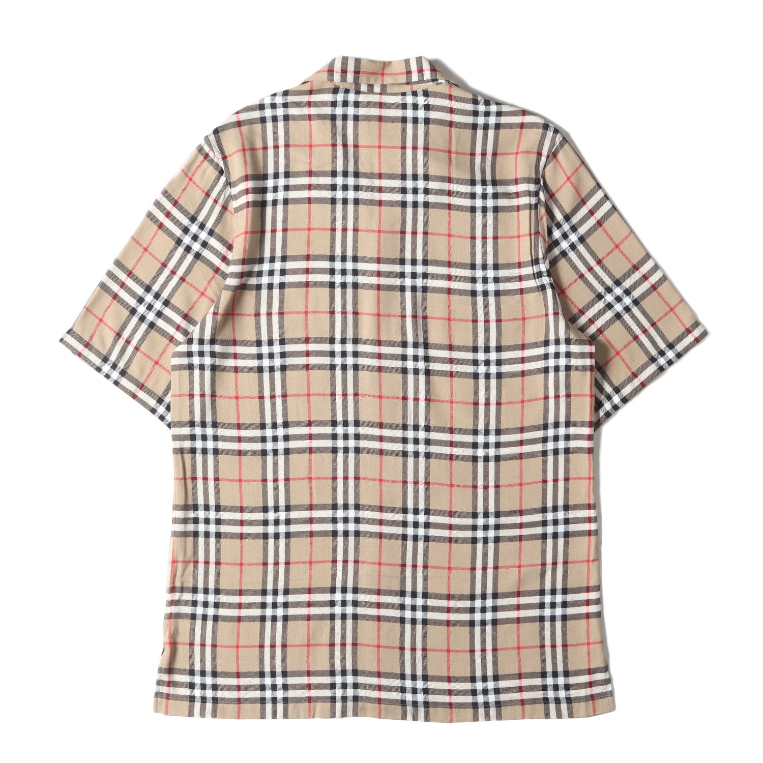 BURBERRY (バーバリー) 20SS ノバチェック レーヨン ソフトツイル 半袖 オープンカラー シャツ (Vintage Check  Twill Shirt 8025821) / 開襟 - ブランド古着の通販・買取 | BEEGLE by Boo-Bee