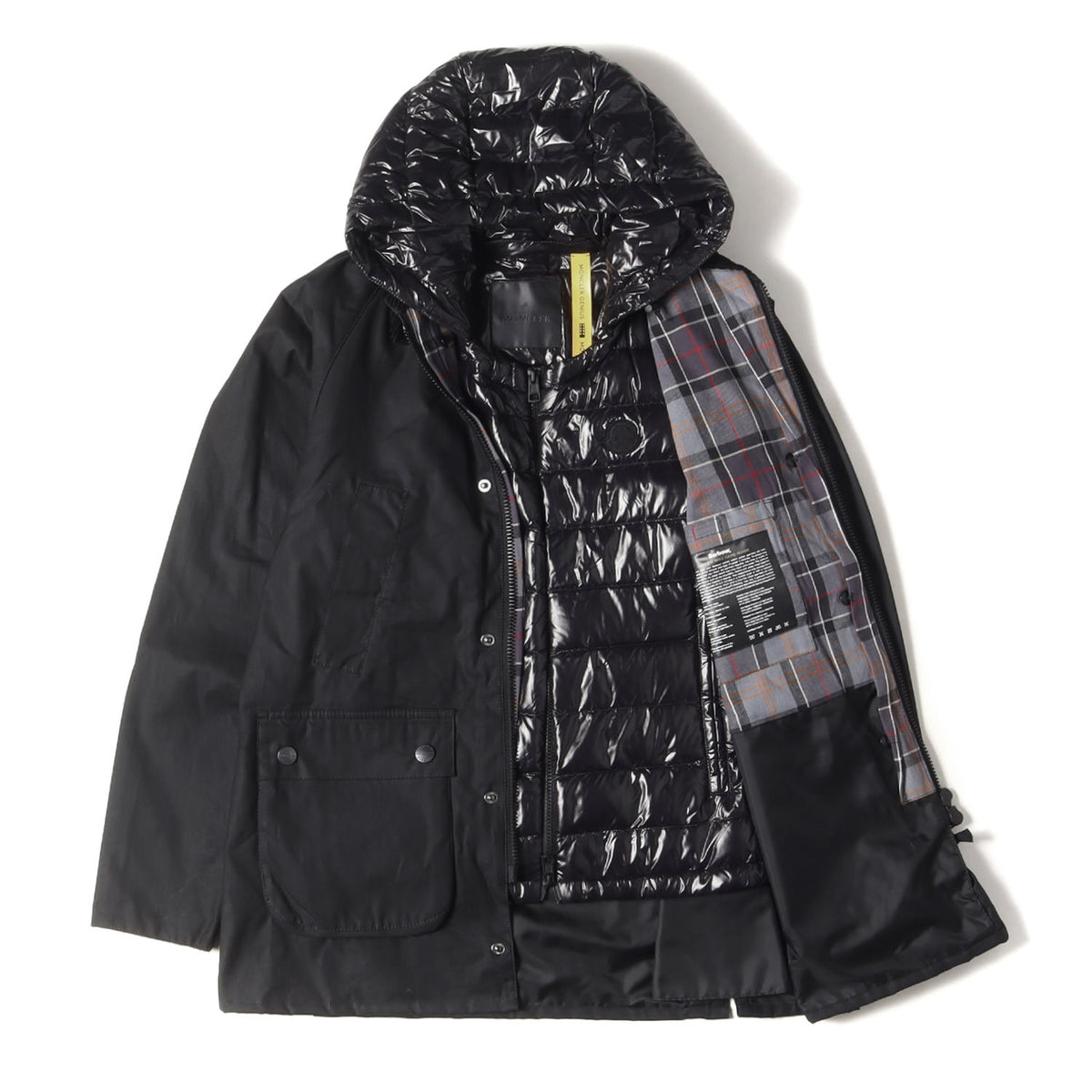 MONCLER (モンクレール) 22AW × BARBOUR ダウンベスト ライナー 
