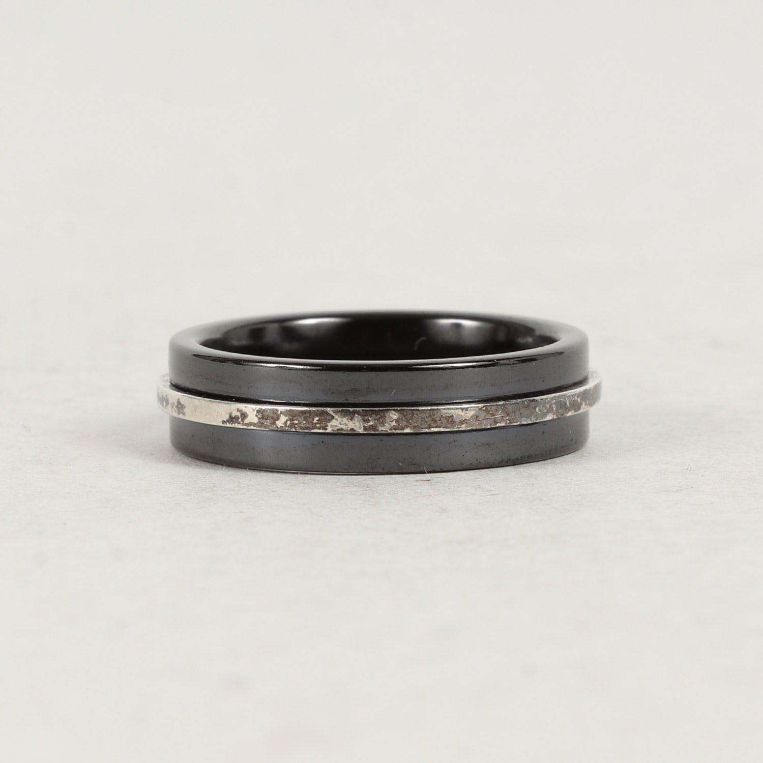 TIFFANY&Co. (ティファニー) シルバー 925 × チタン T TWO リング 
