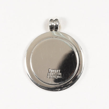 スターリングシルバー 18KT コンビ T&Co コイン ネックレストップ / チャーム ジュエリー