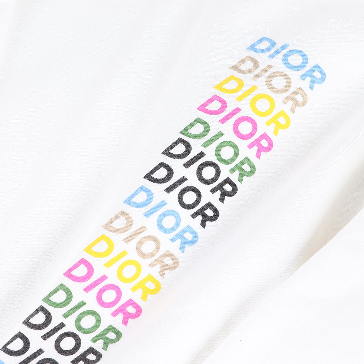 Dior HOMME (ディオールオム) 24SS マルチカラー ロゴ プリント 