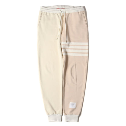 トーナルファンミックス クラシックコットン ループバック 4BAR スウェット パンツ (MJQ008F 00535107) / バイカラー セパレート 裏毛