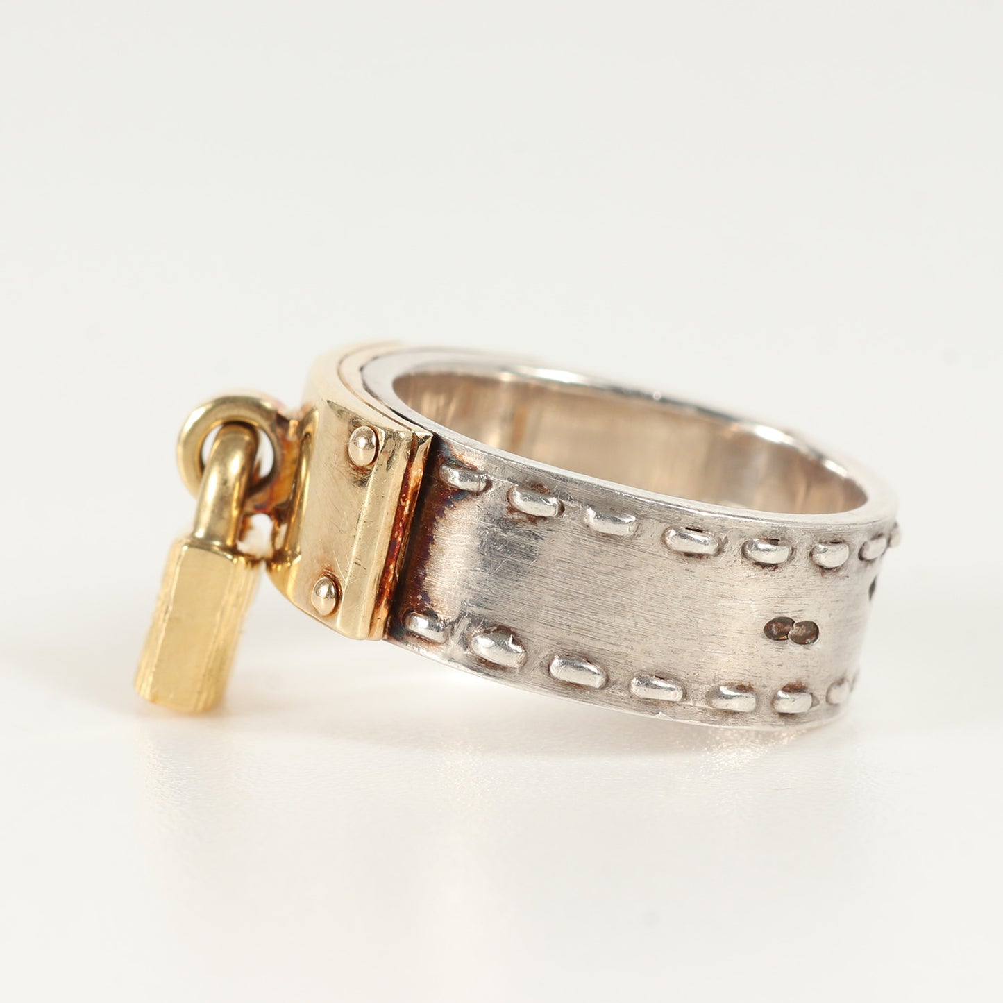 ケリー リング (Kelly Ring) / Ag925 ゴールド コンビ カデナ ヴィンテージ ジュエリー アクセサリー