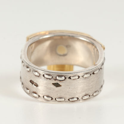 ケリー リング (Kelly Ring) / Ag925 ゴールド コンビ カデナ ヴィンテージ ジュエリー アクセサリー