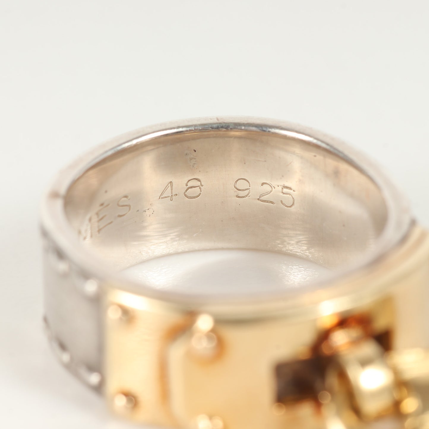 ケリー リング (Kelly Ring) / Ag925 ゴールド コンビ カデナ ヴィンテージ ジュエリー アクセサリー