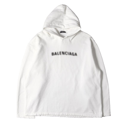 BALENCIAGA (バレンシアガ) 21AW ダメージ加工 ピクセルロゴ ビッグ 