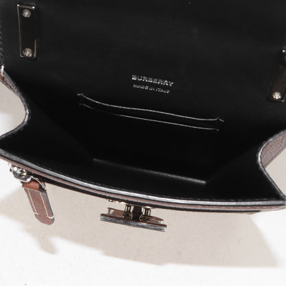 TBロゴ レザー ショルダー バッグ (8032896) / 肩掛け 斜め掛け ポーチ