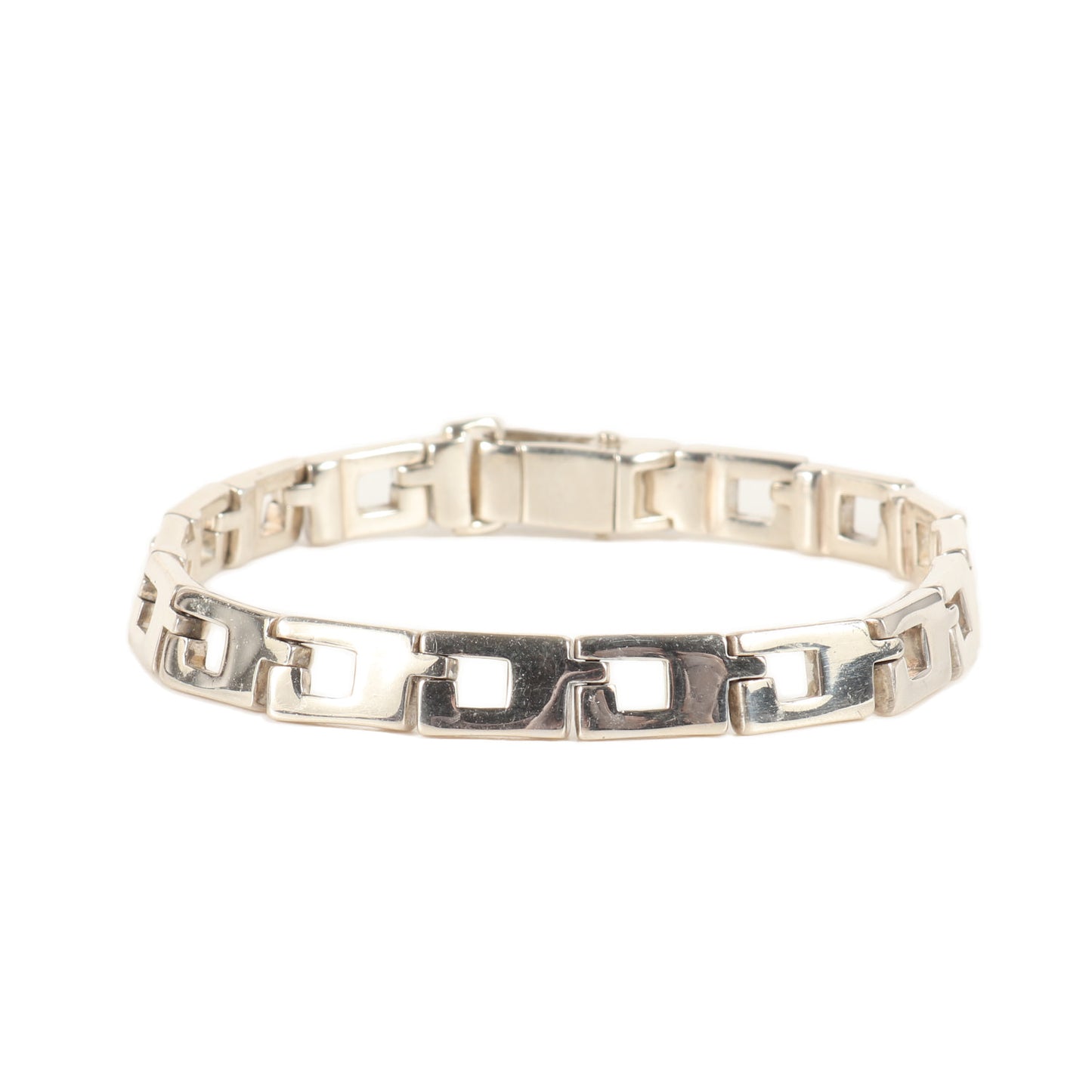 Gシェイプ リンク ブレスレット (G Shaped Bracelet) / シルバー925 チェーン アクセサリー ジュエリー オールド