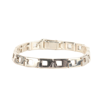Gシェイプ リンク ブレスレット (G Shaped Bracelet) / シルバー925 チェーン アクセサリー ジュエリー オールド