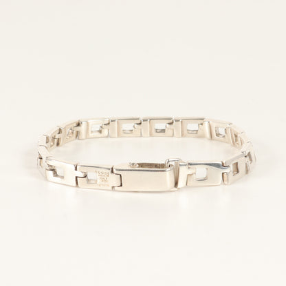 Gシェイプ リンク ブレスレット (G Shaped Bracelet) / シルバー925 チェーン アクセサリー ジュエリー オールド