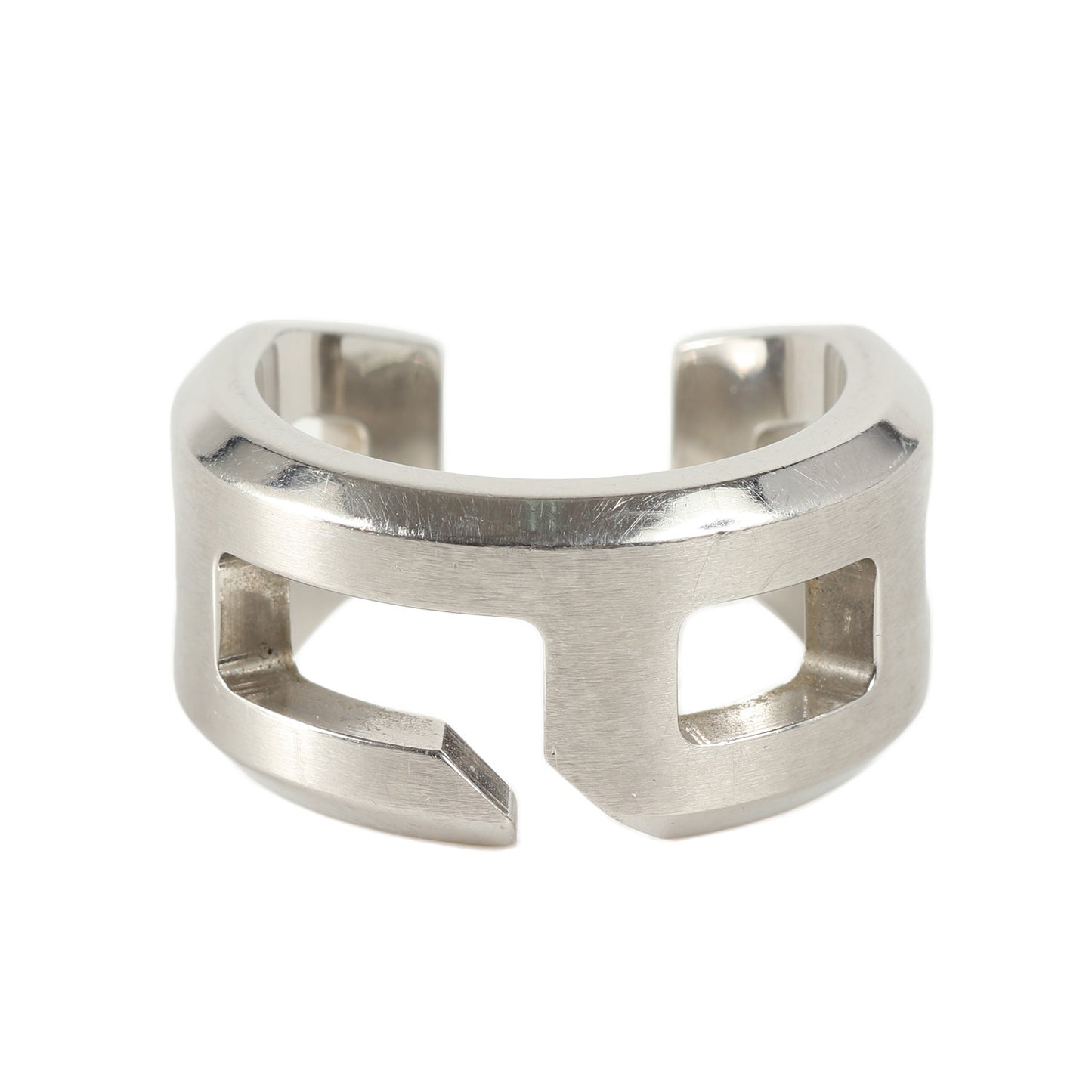 プレイ エッジ デザイン リング / Play 指輪 ステンレススチール 艶消し マット