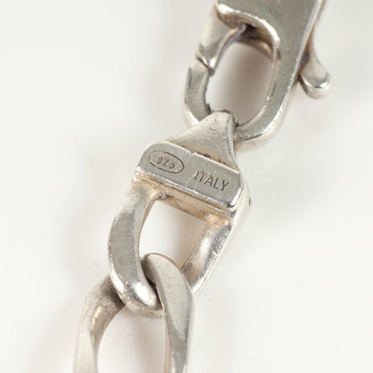 フィガロ チェーン リンク コンビ ブレスレット (Figaro Link Bracelet) / ヴィンテージ オールド シルバー925 AU750 K18 ゴールド