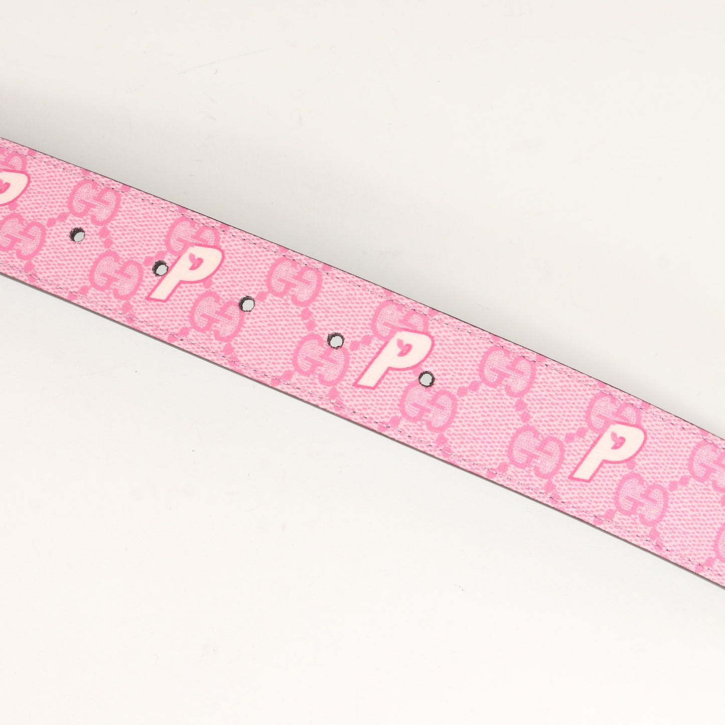 22AW × PALACE Gスクエア バックル GG-P シュプリーム キャンバス レザー リバーシブル ベルト (723154 FAAZJ)
