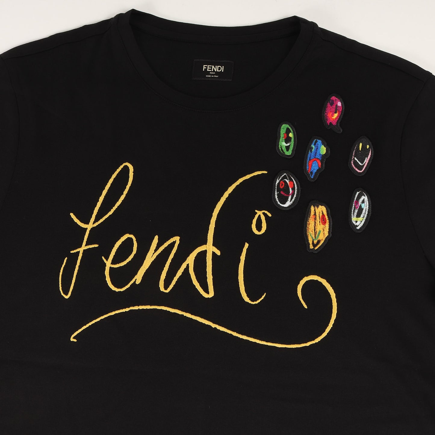 21AW × Noel Fielding グラフィック ワッペン シグネチャー ロゴ 刺繍 Tシャツ (FY0894 AH13) / ラグカジ イタカジ