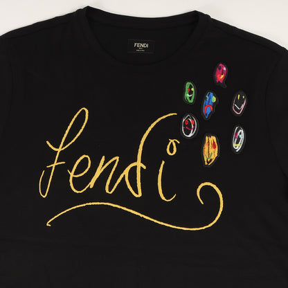 21AW × Noel Fielding グラフィック ワッペン シグネチャー ロゴ 刺繍 Tシャツ (FY0894 AH13) / ラグカジ イタカジ