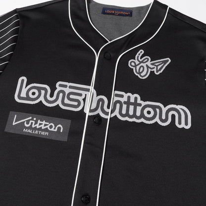 23SS ロゴ ナンバリング ストレッチ ジャージー ベースボール 半袖 シャツ (RM231 YN1 HOS83W) / ラグカジ