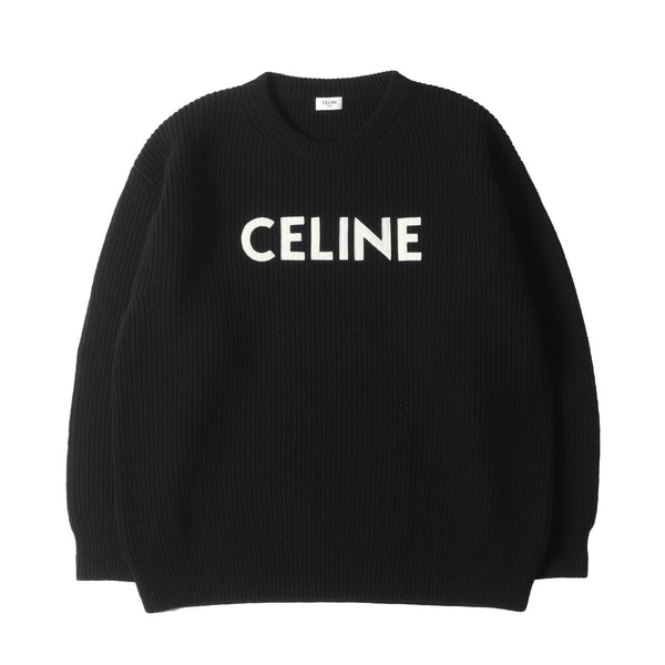 CELINE (セリーヌ) 現行モデル オーバーサイズ ロゴ ワッペン刺繍 リブ 
