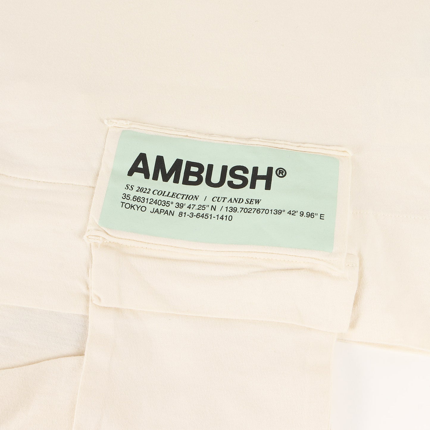 ウエスト ポケット Tシャツ (WAIST POCKET T-SHIRT BMAA004S22JER001)