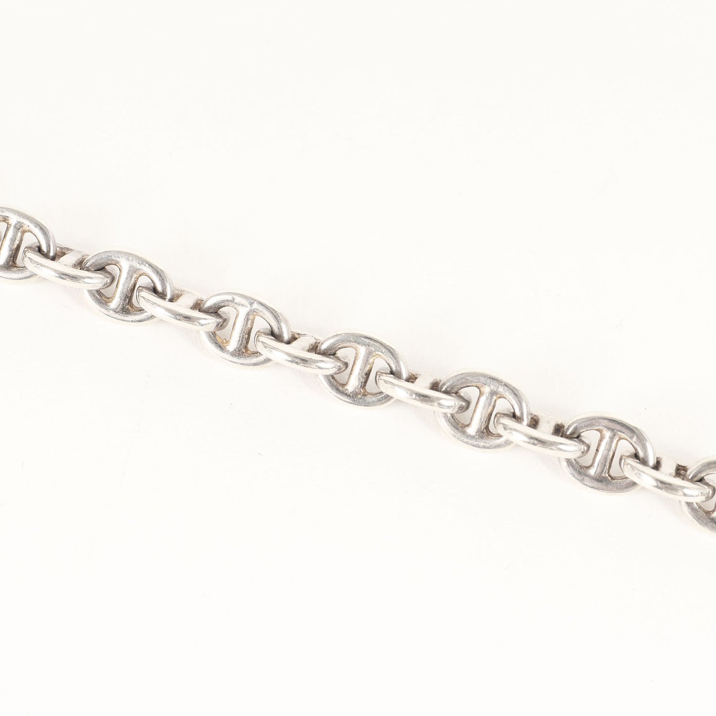 ゴールド コンビ アンカー チェーン リンク ネックレス / 多重 ブレスレット Ag925 シルバー ヴィンテージ OLD ジュエリー