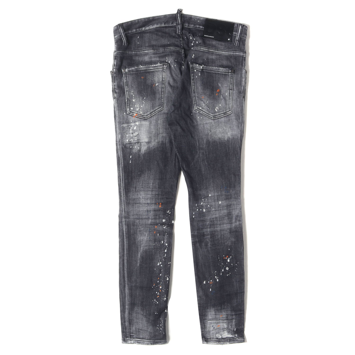 DSQUARED2 (ディースクエアード) 23SS ペイント クラッシュリペア加工 ストレッチデニム パンツ (Super Twinky Jeans  S71LB1146 S30503) - ブランド古着の通販・買取 | BEEGLE by Boo-Bee