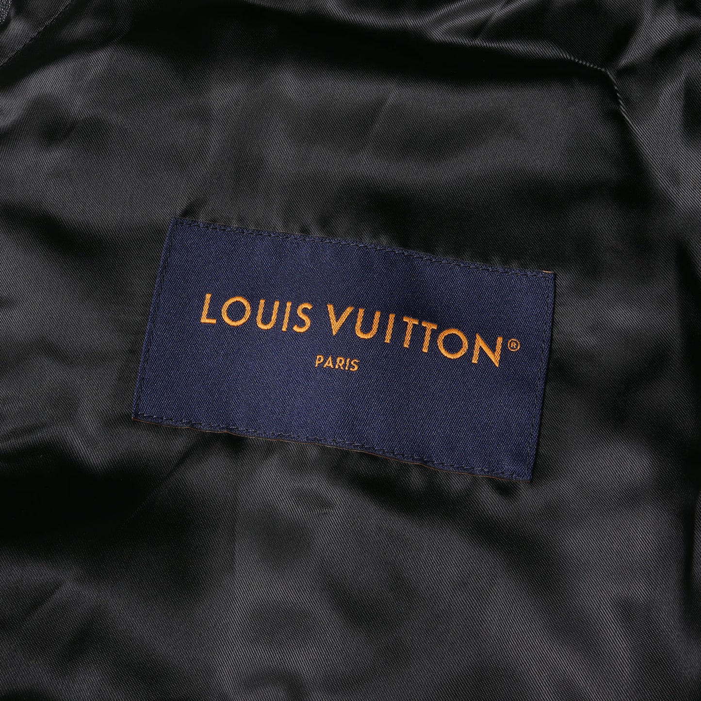 23SS ミュージカル LV シグネチャー ラムレザー メルトン コンビ バーシティ ブルゾン (1AAUYY) / スタジャン アウター ラグカジ ラグジュアリー ハイエンド カジュアル