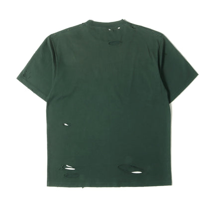 フェード デストロイ加工 ロゴ Tシャツ (Caps Destroyed Flatground Tee 651795 TKVB8)