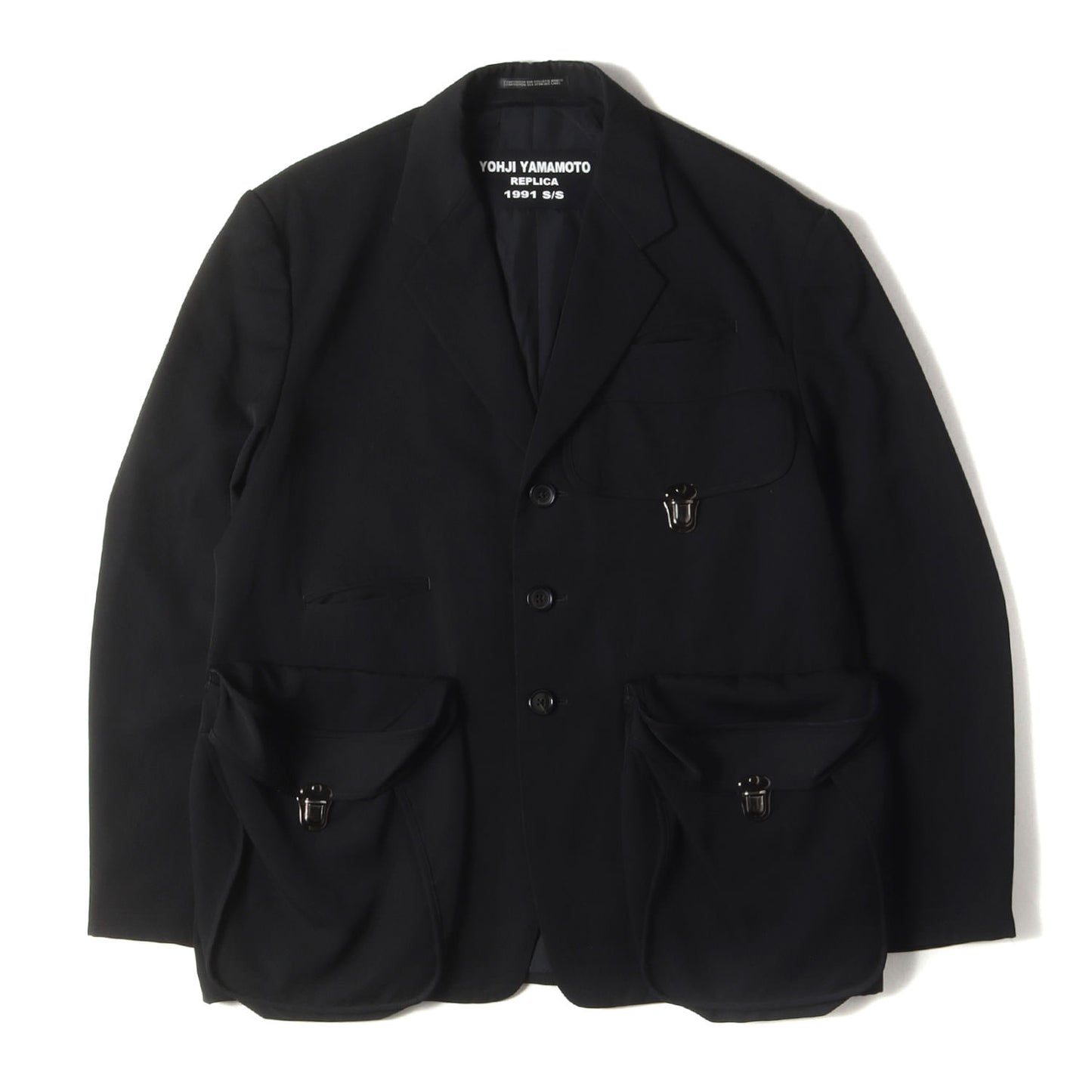 1991SS REPLICA ウールギャバ 3B テーラード カバン ジャケット (HW-J68-140)
