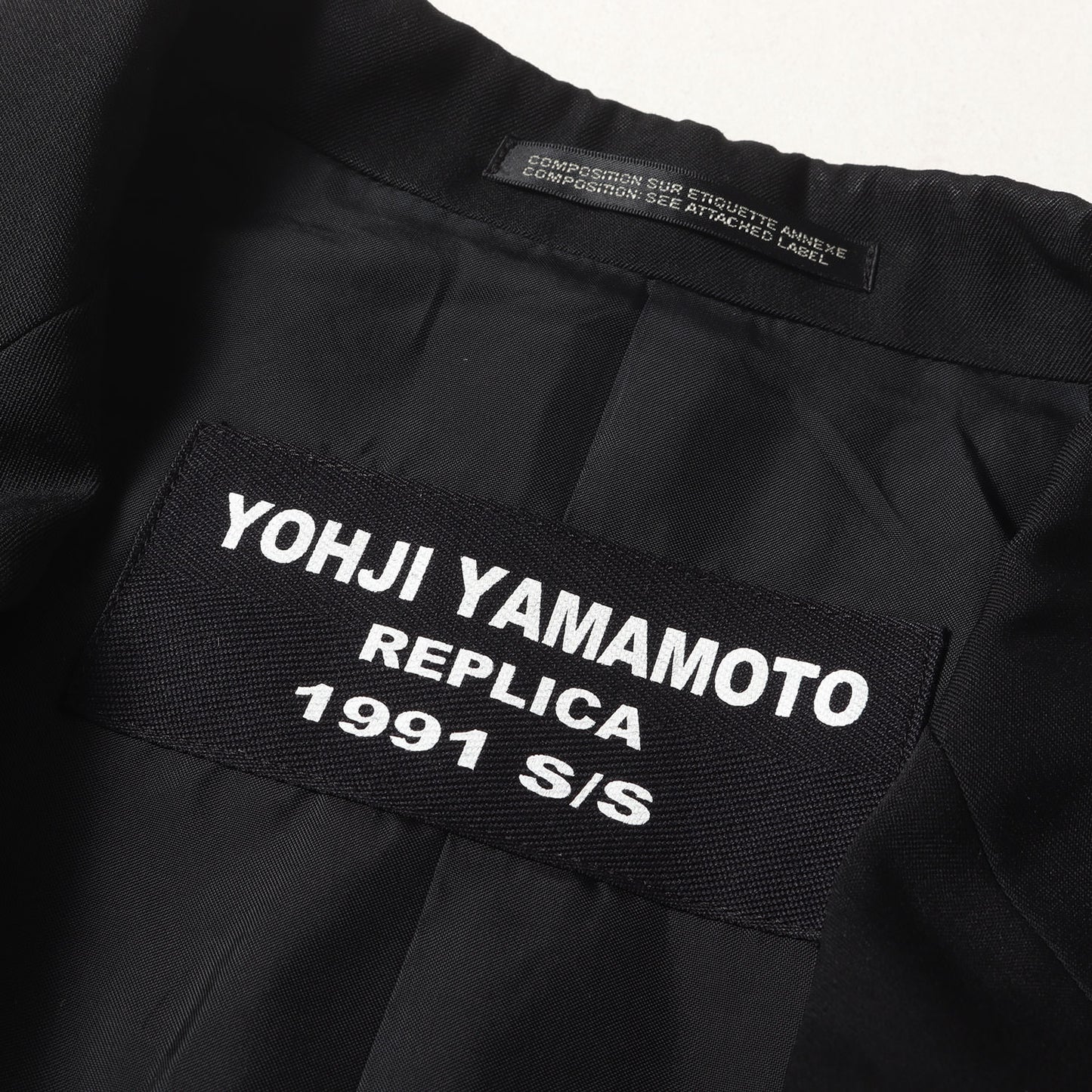 1991SS REPLICA ウールギャバ 3B テーラード カバン ジャケット (HW-J68-140)