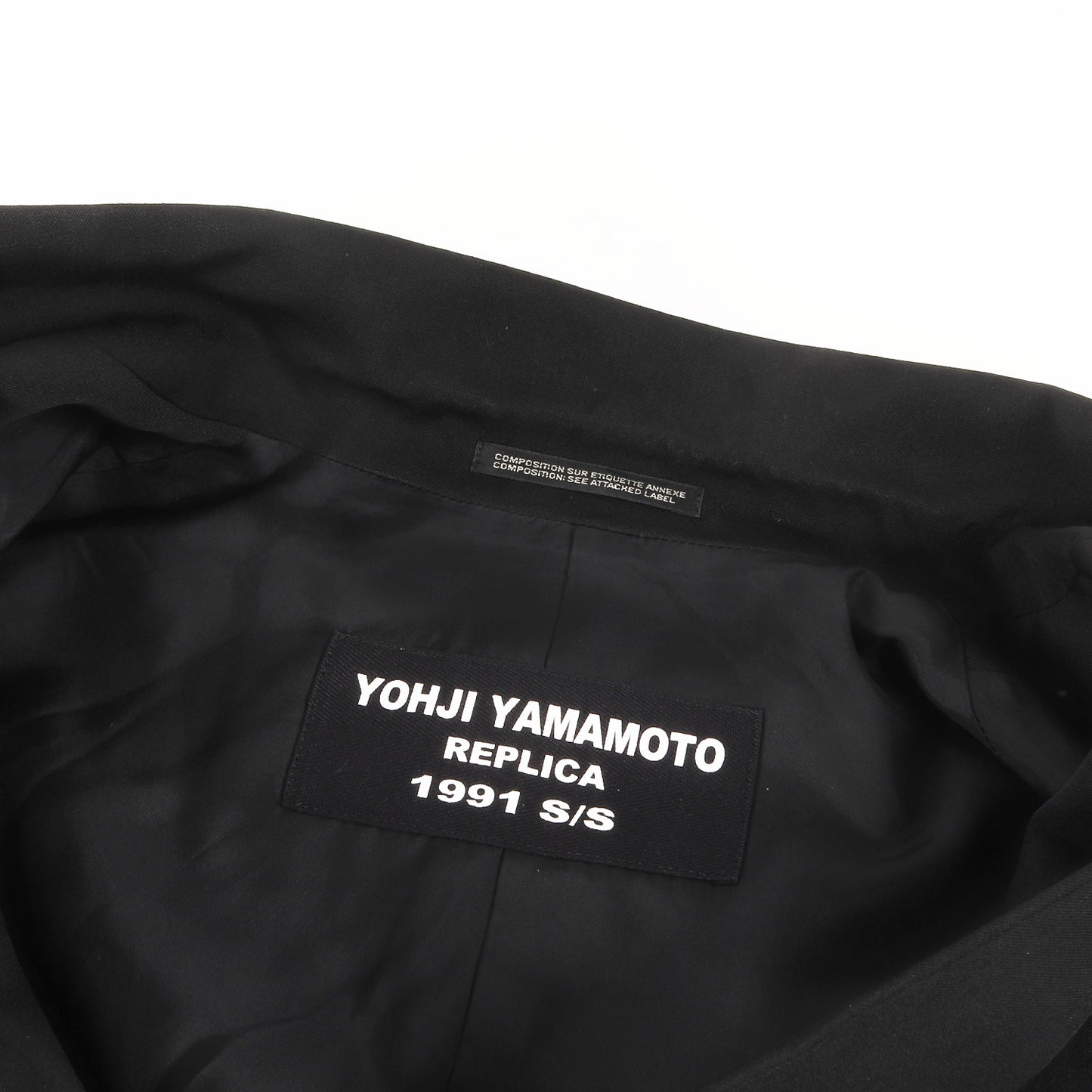 1991SS REPLICA ウールギャバ 3B テーラード カバン ジャケット (HW-J68-140)