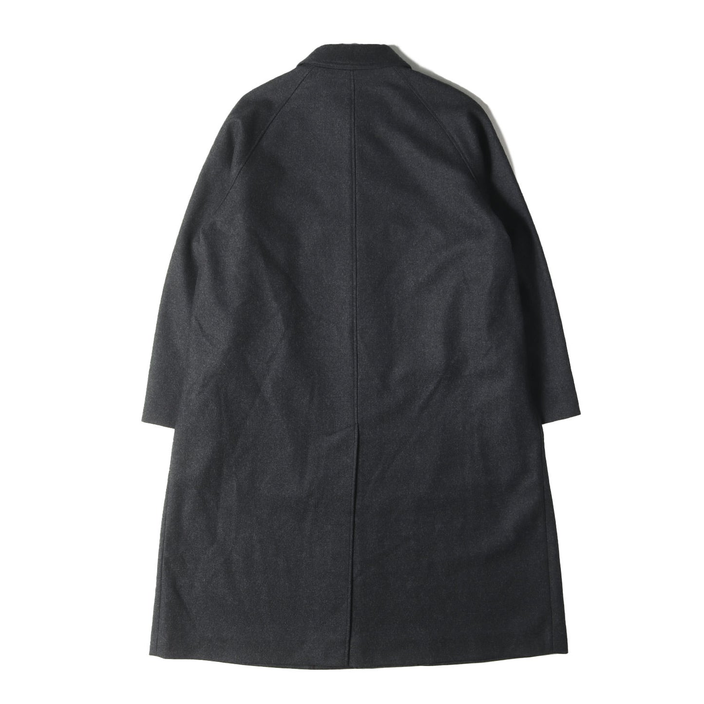ウール フランネル フライフロント ステンカラー ロング コート (WOOL FLANNEL BALMACAAN COAT 6929422)