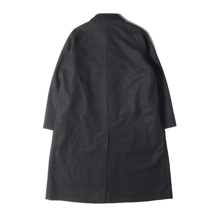 ウール フランネル フライフロント ステンカラー ロング コート (WOOL FLANNEL BALMACAAN COAT 6929422)