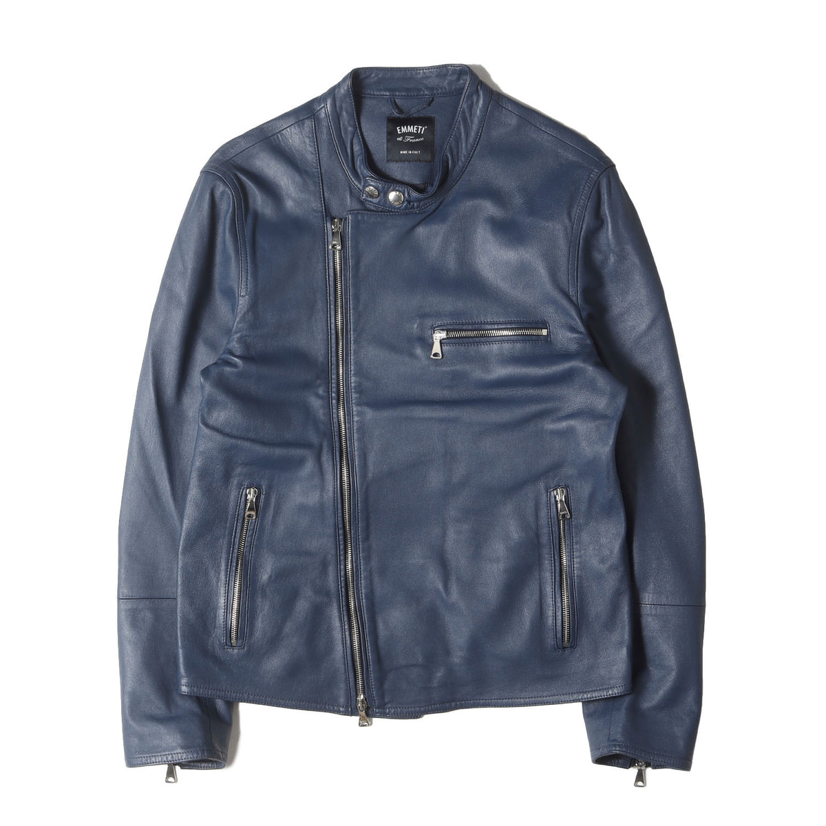 21SS Alto e Diritto 限定 ラム ナッパ シルク レザー セミダブル ライダース ジャケット (JOSEPH GIAPPONE-095)