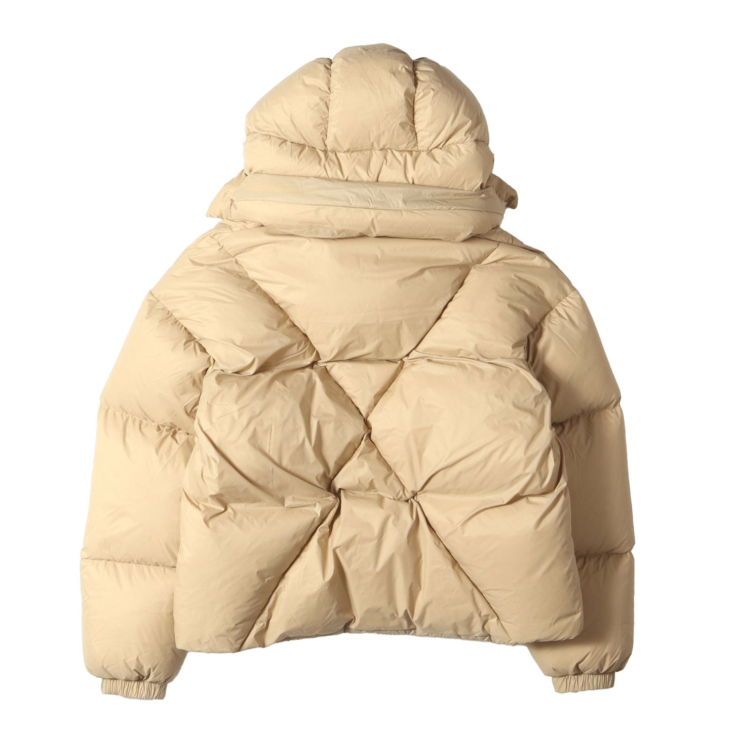 フーデッド ハイネック ダブルジップ ダウンジャケット (MDOUBLE B WLT BACPIGIA 409)