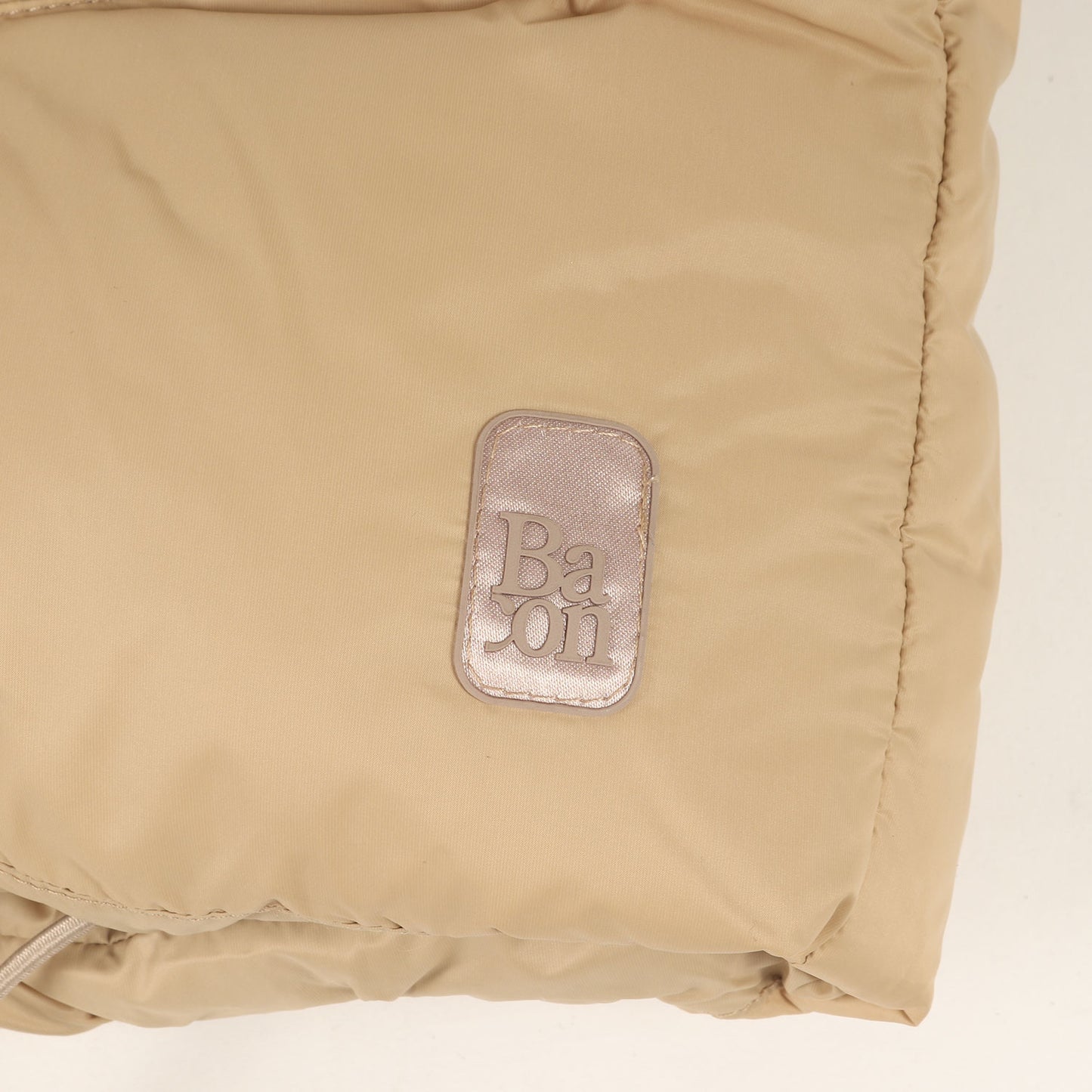 フーデッド ハイネック ダブルジップ ダウンジャケット (MDOUBLE B WLT BACPIGIA 409)