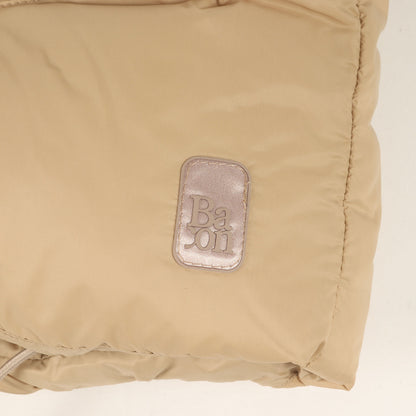 フーデッド ハイネック ダブルジップ ダウンジャケット (MDOUBLE B WLT BACPIGIA 409)