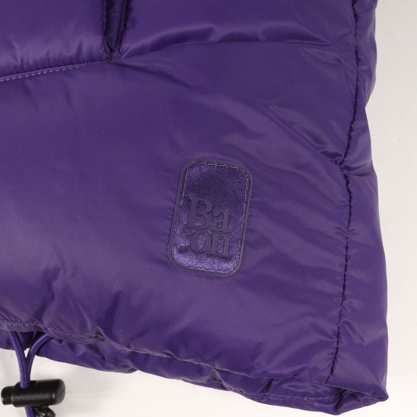 フーデッド ハイネック ダブルジップ ダウンジャケット (MDOUBLE B WLT BACPIGIA 409)