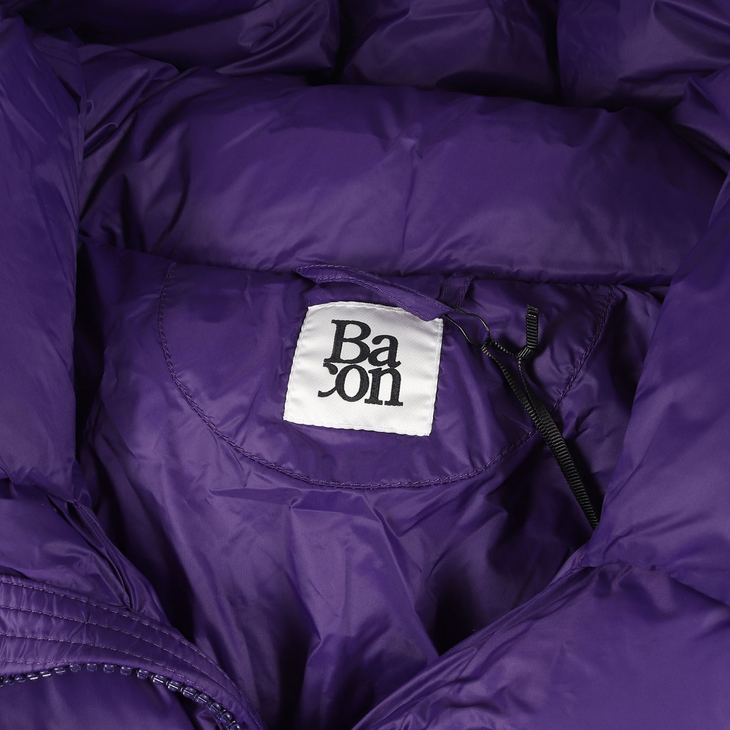 フーデッド ハイネック ダブルジップ ダウンジャケット (MDOUBLE B WLT BACPIGIA 409)