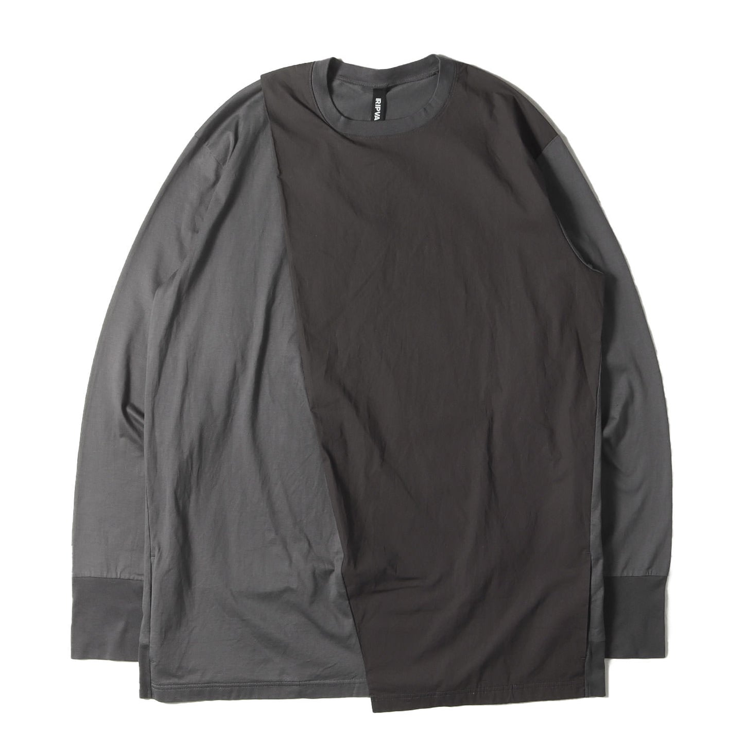 22AW 立体切替し クロス ロングスリーブ Tシャツ(CROSS JERSEY-T)